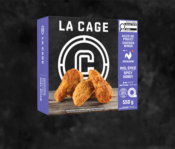 CAG Boite Ailes poulet 550g Miel Epice WEB