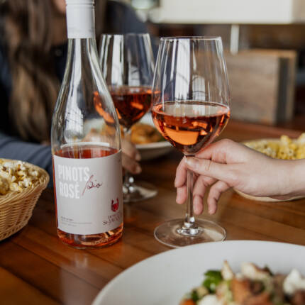 Dom St Jacques Pinots rose 1 92